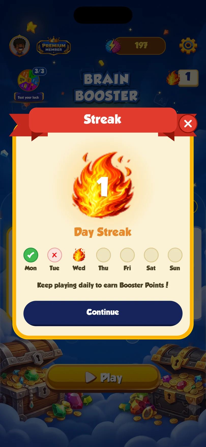 Daily Streak & Spin the Wheel